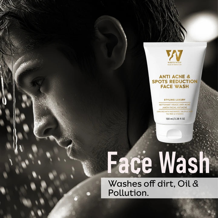 The Daily Defence Kit - Face Wash + SPF 50 PA+++ Sunscreen + Gray Guard Beard Illuminating Serum